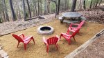 Fire pit at My Mountain RendezView